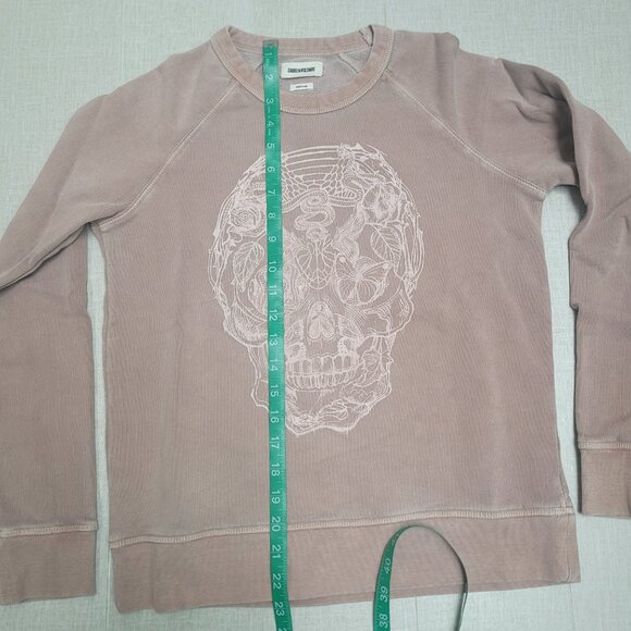 Zadig & Voltaire James Bis Overdyed Sweatshirt XS - Picture 5 of 10